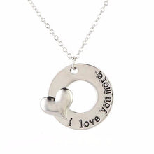 Load image into Gallery viewer, I Love You More - Pendant Necklace