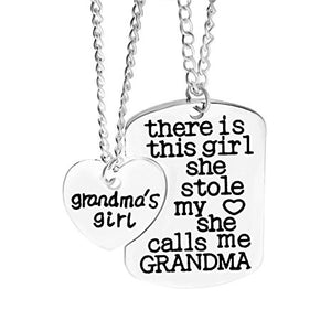 Grandma's Girl Charm Pendant