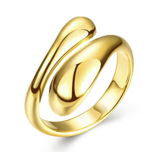 Load image into Gallery viewer, Teardrop Adjustable Ring in 14K Gold Plated